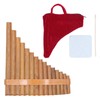 Musical Professional Panpipe Pan Flute 15 Pipes G Key Musical