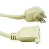 Sunlite 04165-SU EX15/AP Medium Duty 15-Foot Appliance Extension Cord, Three