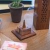 Wood Brass Incense Holder Yinyang Tower Stick Incense Cones Incense