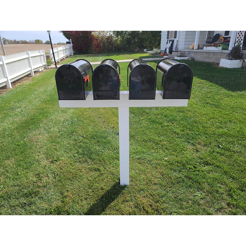 Handy Post 4L 42-in x 45-in Heavy Duty White Vinyl