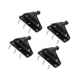 Motoforti 4 Set 10mm Car Ball Studs Mounting Brackets W Screw Black 63x30x38mm Long-lasting