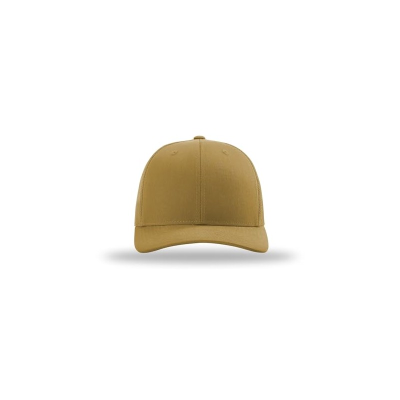 Richardson 112 Trucker Hat - Premium Adjustable Snapback Hat-OSFM-Amber Gold