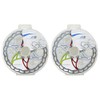 ASHIMA-LTD Ai2 ARO-09 Lightest Disc Brake Rotor 160mm 73g,2PCs, Multi-Color: