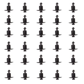 OCPTY WX68DX9-AA 9mm 30Pcs Nylon Bumper Fasteners Fender Rivet Clips Push Type Car Retainer Kit