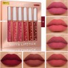 MM11 Brillo Labial Mate De Larga Duración A Prueba De