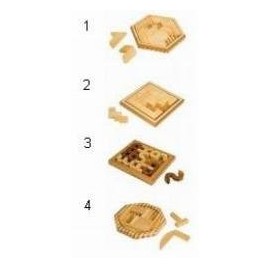 Bamboo Shape Sorter Puzzle