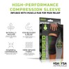 Green Drop Herb-Infused Knee Compression Sleeve for Men & Women