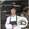 WOONEKY 50pcs Elastic Nylon Hair Net Caps for Food Service