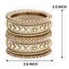 Aheli Silk Thread Stone Studded Chura Chuda Bangle Set Gift