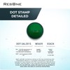 ResOne Portable Aluminum Medical Oxygen Cylinder, D Size, with CGA-870