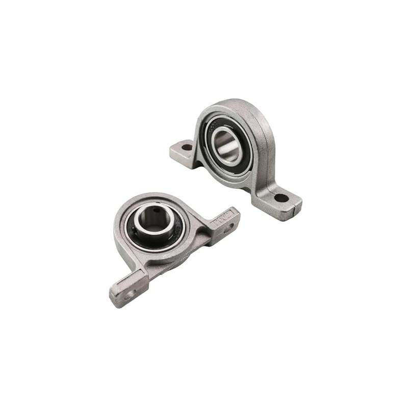 HOOWDAMY 2pcs KP002 15mm Inner Diameter Bore Bracket Pillow Block