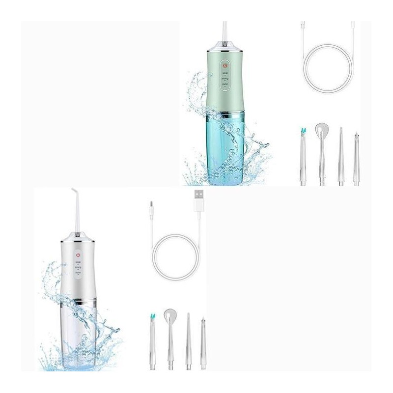 4-Pack Electric Water Flosser with Smart Chip, Portable Oral Irrigator