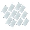 NUOLUX 12pcs Vertical Blinds Blinds Repair Tabs Replacement Blinds Blinds