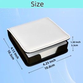 Sublimation Faux Leather Blanks Sticky Note Pad Cases 5 Packs for Office Home Desk Decor Accessories