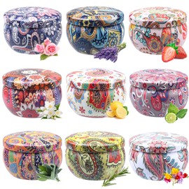 9 Pack Scented Candles Gifts Set for Women, 2.5oz Aromatherapy Candles for Home Scented, 180 Hour Long Lasting Soy Wax Candle Sets for Women Gift,Small Candles for Gifts Bath Yoga Spa Birthday Gifts