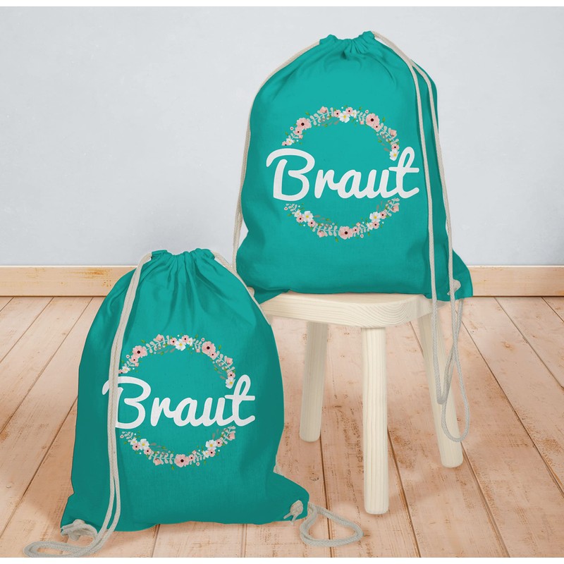 Hen Party – Bridal Flower Wreath – Gym Bag -