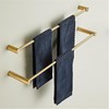 Towel Racks for Bathroom, NEWRAIN 30 inch Double Bath Towel