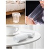 100 Count Small Trash Bags 4 Gallon Small Clear Garbage