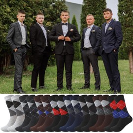 Glitopper 8 Pairs Groomsman Gifts for Men Groom Socks Set Funny Groomsmen Proposal Gifts Novelty Bride Bestman Socks Engaged Wedding Favor Bachelor Party Supplies