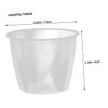 BIUDECO 5pcs Small Plastic Measuring Cups for Rice Scaled Kitchen