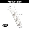 SIXHAOBU Pack of 12 Hooks for Clothes Hangers, Cascading Stacked