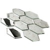 Soulscrafts Peel and Stick Beveled Mirror Tile, Mirror Backsplash Tiles