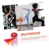 BESPORTBLE 3pcs Yoga Strap for Stretching and Flexibility Inelastic Exercise