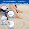 Heavy Duty Non-Slip Reusable Rug Corner Pads, Washable Grippers for