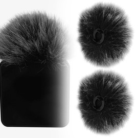 YINETTECH 4 x Microphone Windscreen Cover for Microphone Pop Filter Compatible with Rode Wireless Go I (1st Generation) Silver