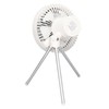 Tripod Desk Fan with Light USB Rechargeable Battery Operated 3