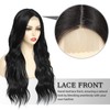 Yamel Long Black Wig Synthetic Natural Long Hair Wig 26