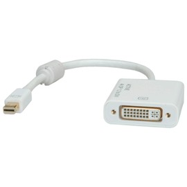 Rotronic Roline 12033137 4 K2 k Mini DisplayPort Male to DVI Female Adapter White