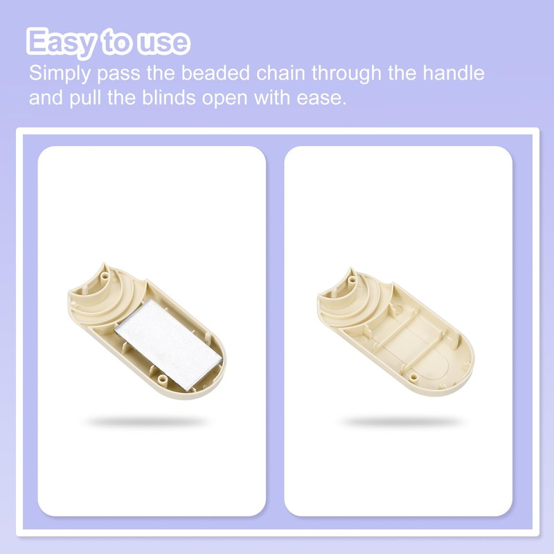 uxcell 4Pcs Blind Cord Weight, 78mm Curtain Blinds Handles Plastic