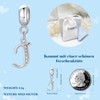 Symretie Women's 925 Sterling Silver Initial Charms Pendant Letter A-Z