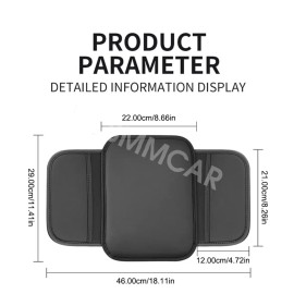 Unbranded New Leather Seat Armrest Cushion Protector Storage Pad Car Interior Accessories