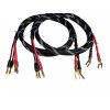 Canare 4S11 HIFI BiWire Speaker Cable Pair, Braided 2 Spade