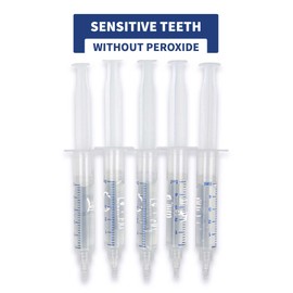 SOVA White - Teeth Whitening Replacement Gel - Non-Peroxide for Sensitive Teeth - 5 Pack - BPA, Latex, Phthalates & PVC Free