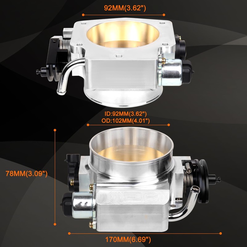 92MM Fuel Injection Throttle Body for GM Gen III LS1