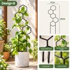 Metal Plant Trellis for Climbing Plants – Decorative Garden Stake