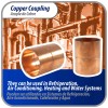 Appli Parts AP-A218 2-1/8 in Wrot Copper Coupling fitting CxC