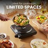 Elite Gourmet ESB-301BF Countertop Single Cast Iron Burner, 1000 Watts