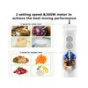 Bonsenkitchen Hand Blender, Immersion Blender with 2 Mixing Speed, Electric