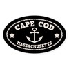 CafePress Cape Cod Anchor Oval Car Bumper Sticker