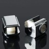 SAYAYO Solid Adjustable Glass Clamp Wood/Glass Shelf Brackets Glass Clip