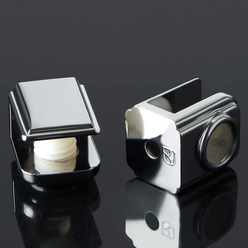 SAYAYO Solid Adjustable Glass Clamp Wood/Glass Shelf Brackets Glass Clip