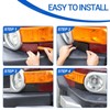Front Bumper Grille Headlight Filler Trim Compatible with Toyota FJ