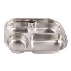 Stainless Steel Lunch Box Food Grade Safe 4 Compartments Portable