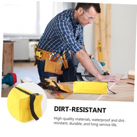 TEHAUX 3pcs Zipper Tool Bag Pouch for Electricians Carpenters Handymen Lightweight Portable Storage Stylish Practical Handbag for Tools Accessories