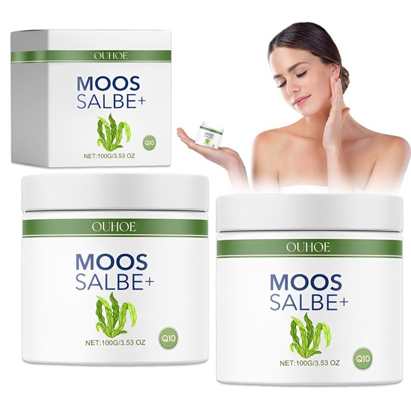 Pack of 2 Moss Ointment Plus, Moss Cream Against Wrinkles,