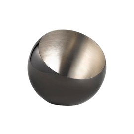 APS Sphere 40774 Bowl Diameter 16 cm Height 15 cm 0.8 Litres Stainless Steel Gunmetal Look